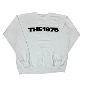 The 1975 Distressed Band Crewneck Sweatshirt Pullover Men's Medium